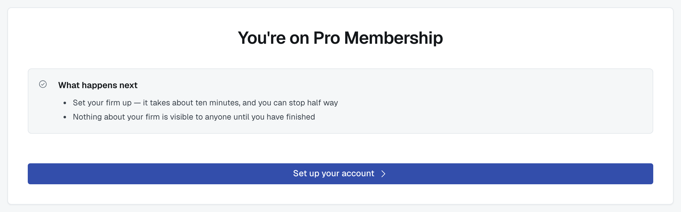 Starting checkout